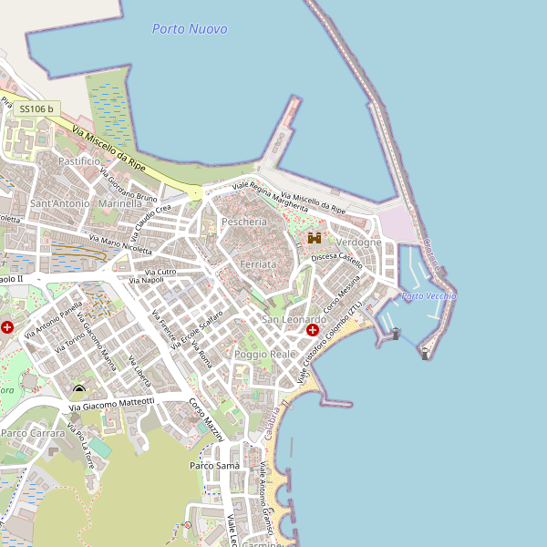Thumbnail mappa stazioni di Crotone