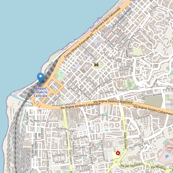 Thumbnail mappa stazioni di Reggio di Calabria