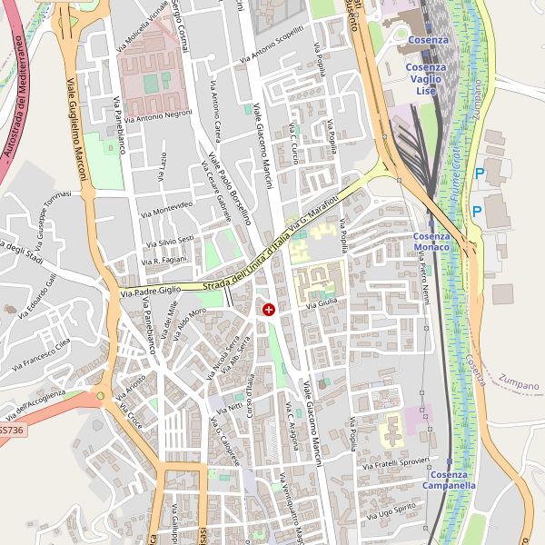 Thumbnail mappa taxi di Cosenza