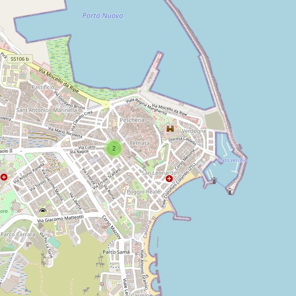 Thumbnail mappa taxi di Crotone