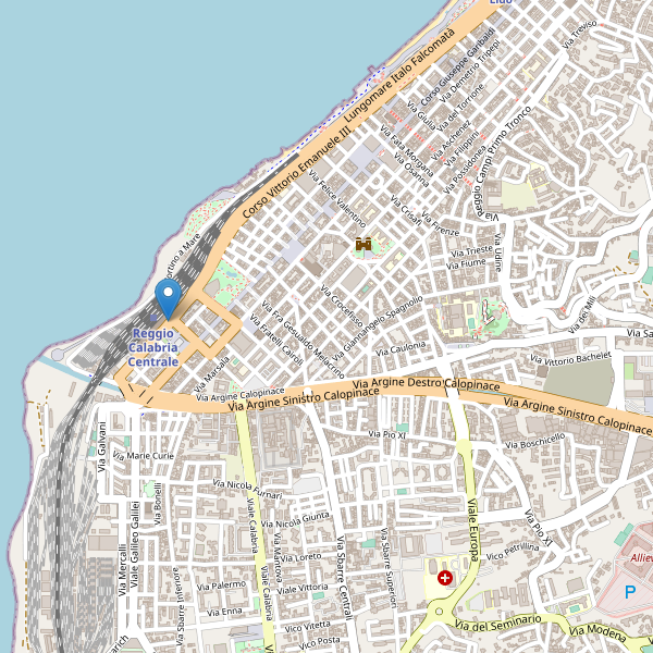 Thumbnail mappa taxi di Reggio di Calabria