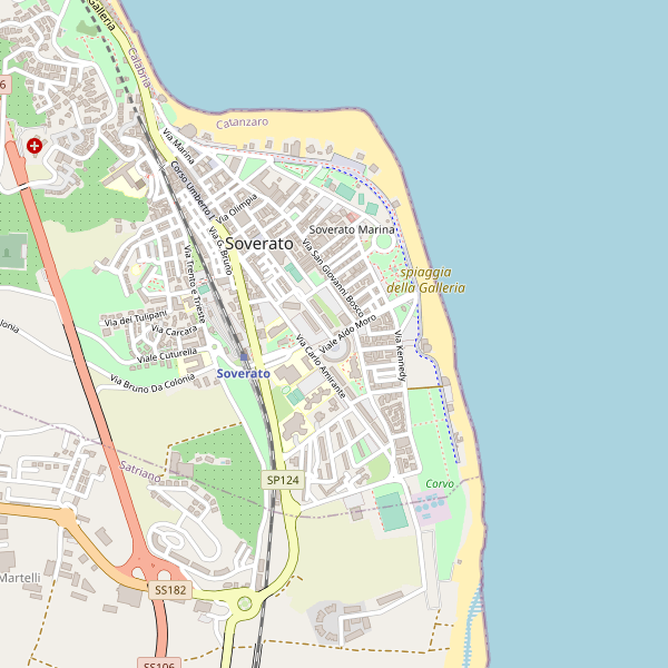 Thumbnail mappa taxi di Soverato