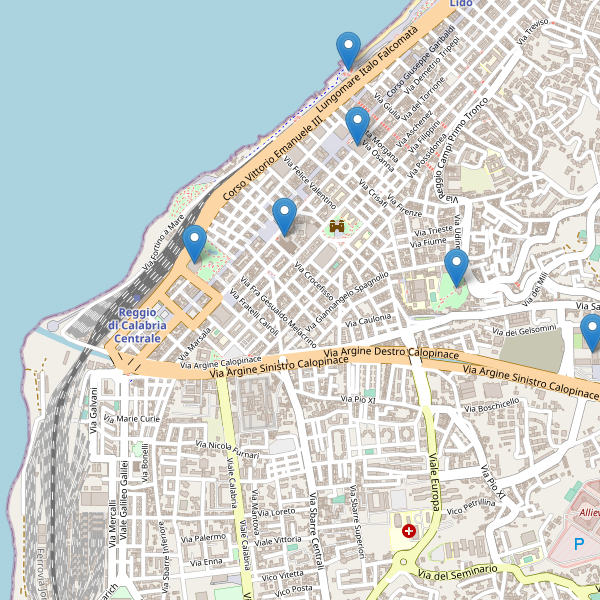 Thumbnail mappa teatri Reggio di Calabria