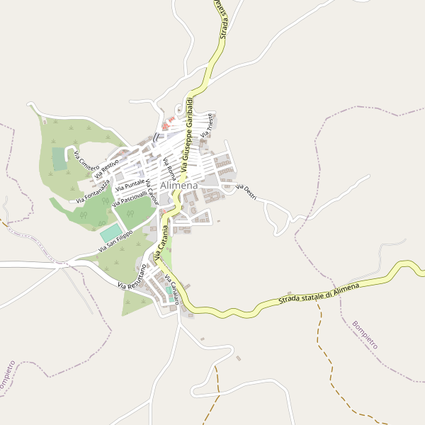 Thumbnail mappa hotel di Alimena