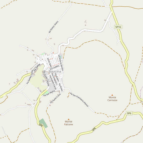 Thumbnail mappa hotel di Baucina