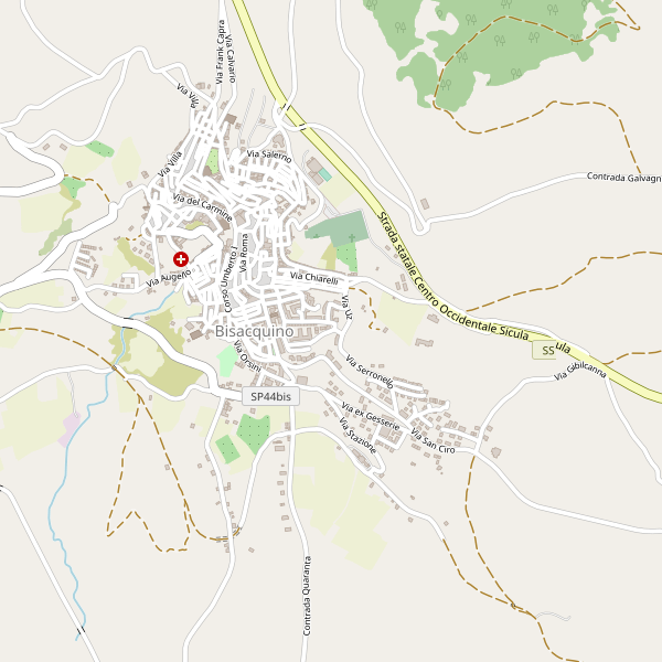 Thumbnail mappa stradale di Bisacquino