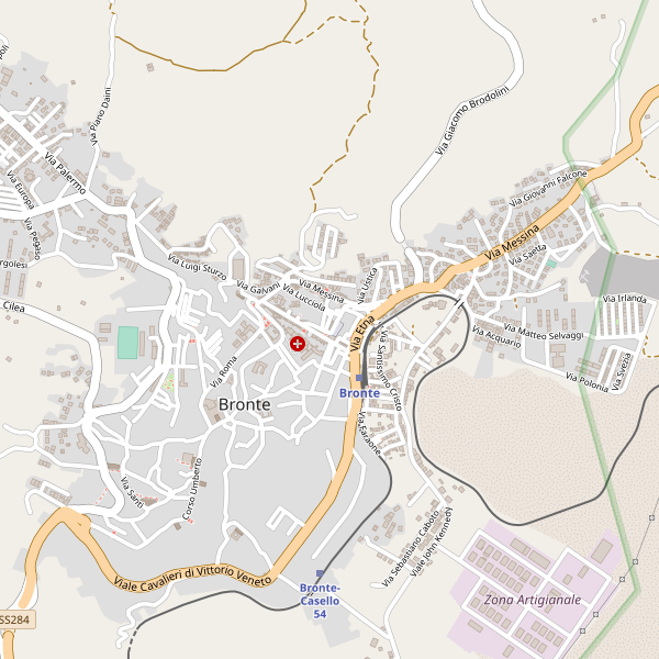 Thumbnail mappa supermercati di Bronte
