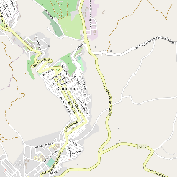 Thumbnail mappa stradale di Carlentini