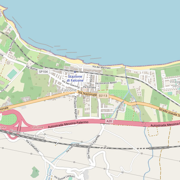 Thumbnail mappa hotel di Falcone
