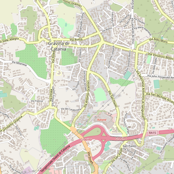 Thumbnail mappa autolavaggi di Gravina di Catania