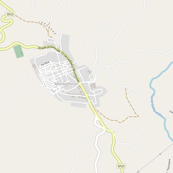 Thumbnail mappa stradale di Montedoro