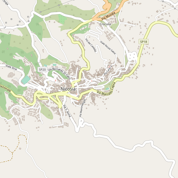Thumbnail mappa stradale di Nicosia