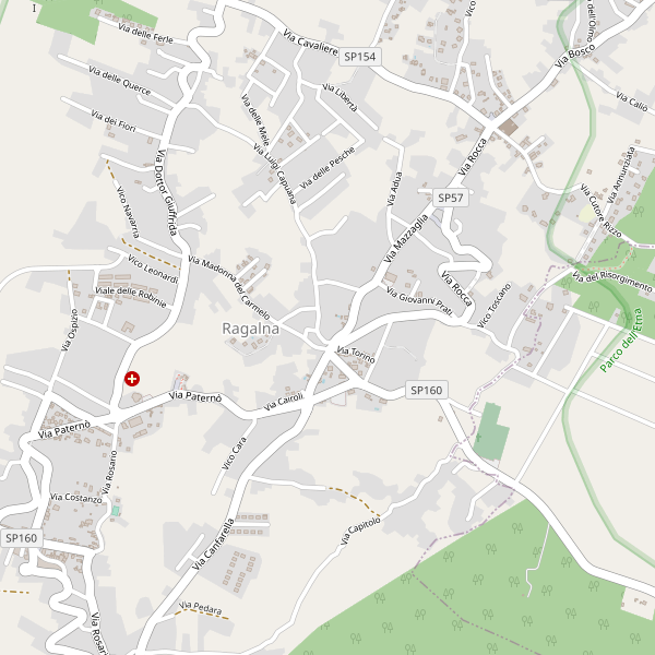 Thumbnail mappa stradale di Ragalna