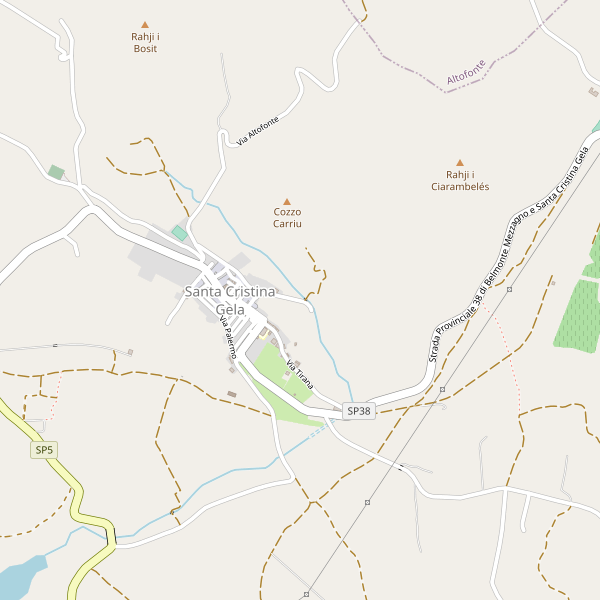 Thumbnail mappa supermercati di Santa Cristina Gela