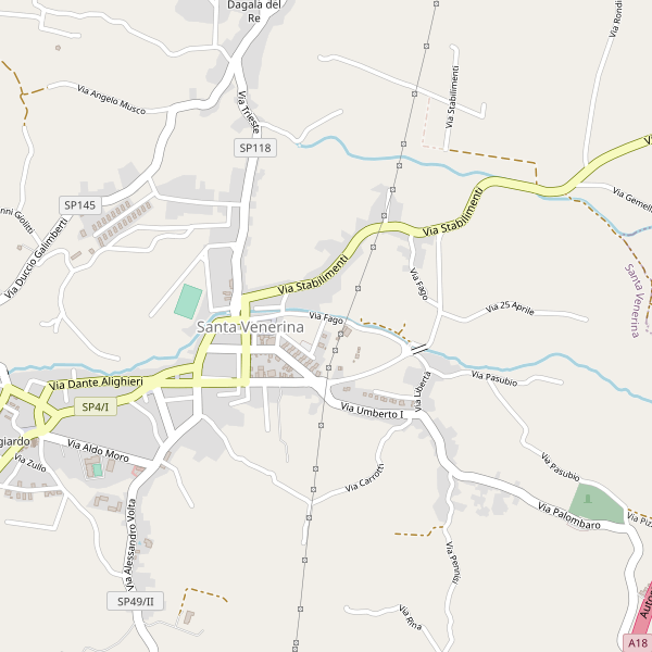 Thumbnail mappa bedandbreakfast di Santa Venerina