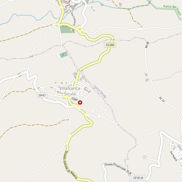 Thumbnail mappa chiese di Villafranca Sicula