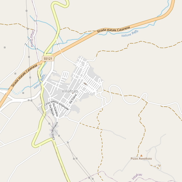 Thumbnail mappa hotel di Villafrati