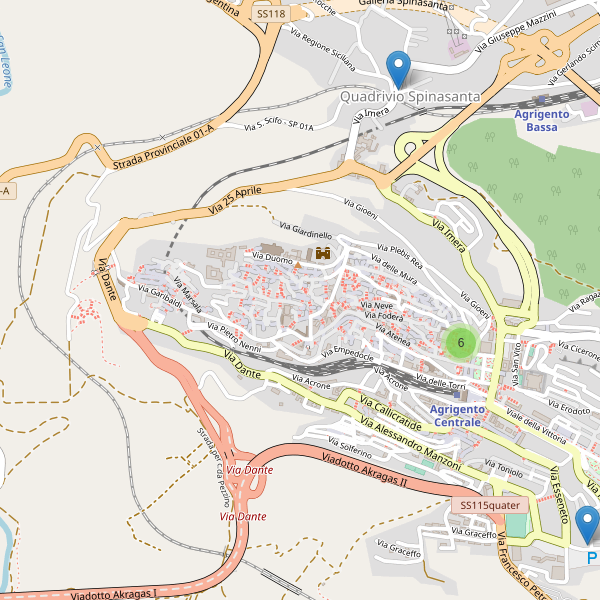 Thumbnail mappa bancomat di Agrigento