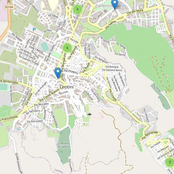 Thumbnail mappa bancomat di Lentini