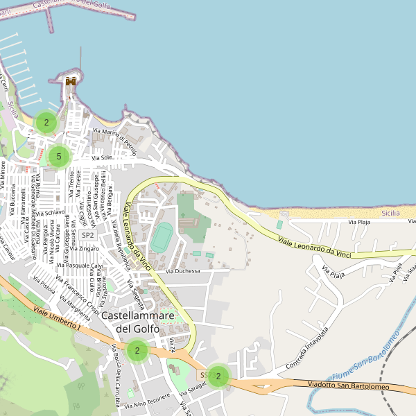 Thumbnail mappa bar di Castellammare del Golfo
