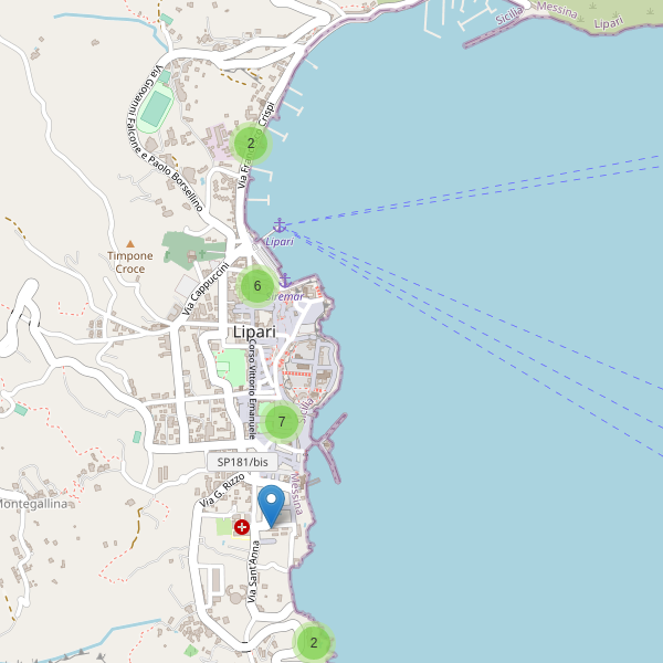 Thumbnail mappa bar di Lipari