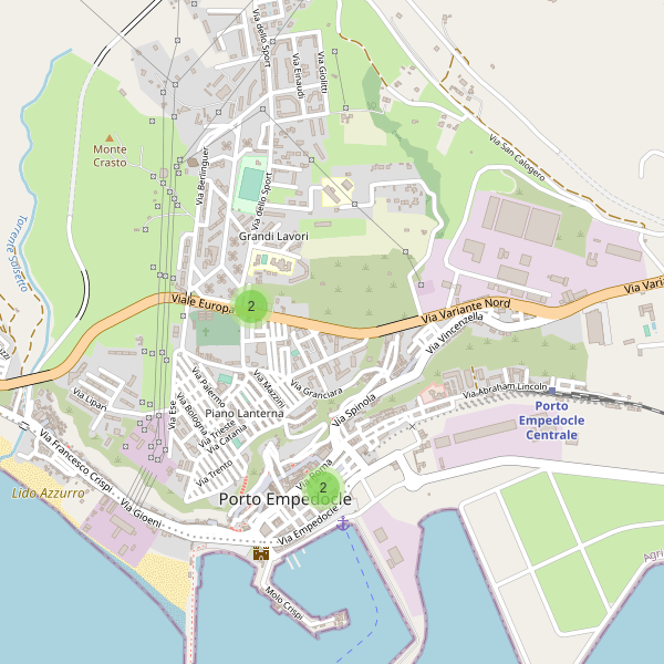 Thumbnail mappa bar di Porto Empedocle