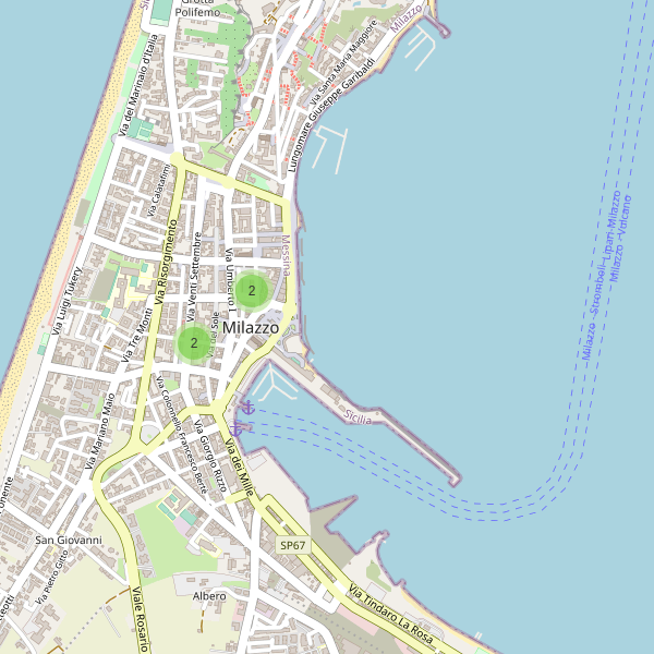 Thumbnail mappa calzature di Milazzo