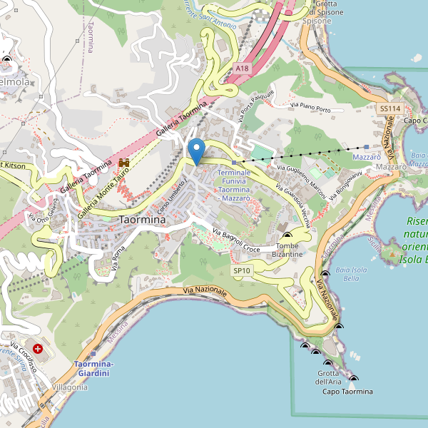 Thumbnail mappa calzature di Taormina