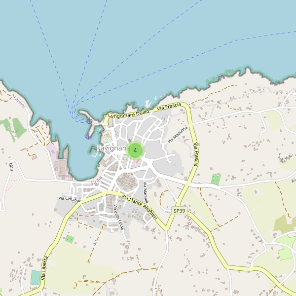 Thumbnail mappa chiese di Favignana