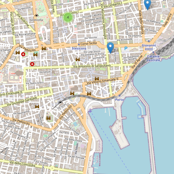 Thumbnail mappa cinema di Catania