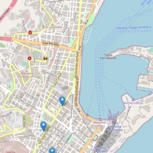 Thumbnail mappa cinema di Messina