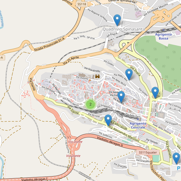 Thumbnail mappa farmacie di Agrigento