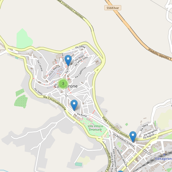 Thumbnail mappa farmacie di Caltagirone