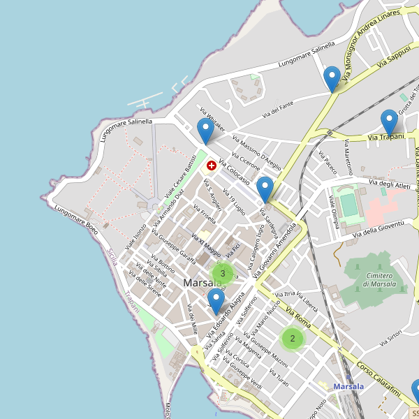 Thumbnail mappa farmacie di Marsala