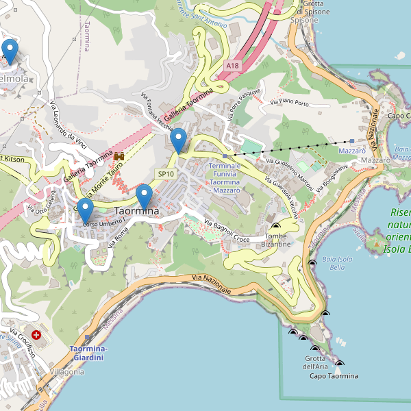 Thumbnail mappa farmacie di Taormina