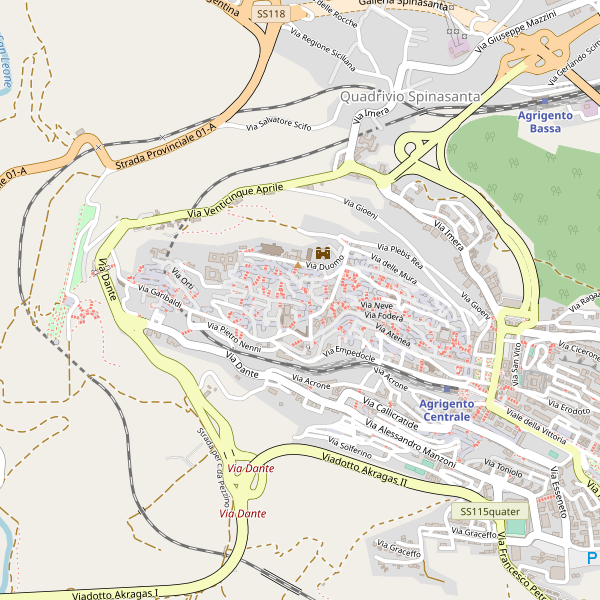 Thumbnail mappa mercati di Agrigento