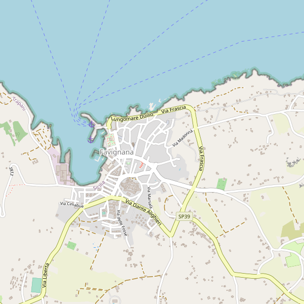 Thumbnail mappa monumenti di Favignana