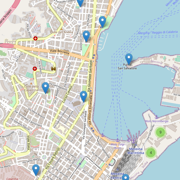 Thumbnail mappa monumenti di Messina