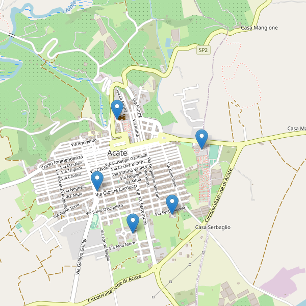 Thumbnail mappa parcheggi di Acate