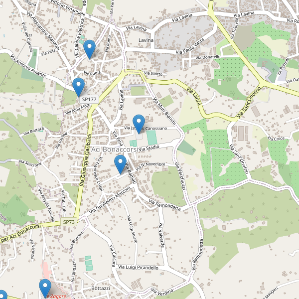 Thumbnail mappa parcheggi di Aci Bonaccorsi