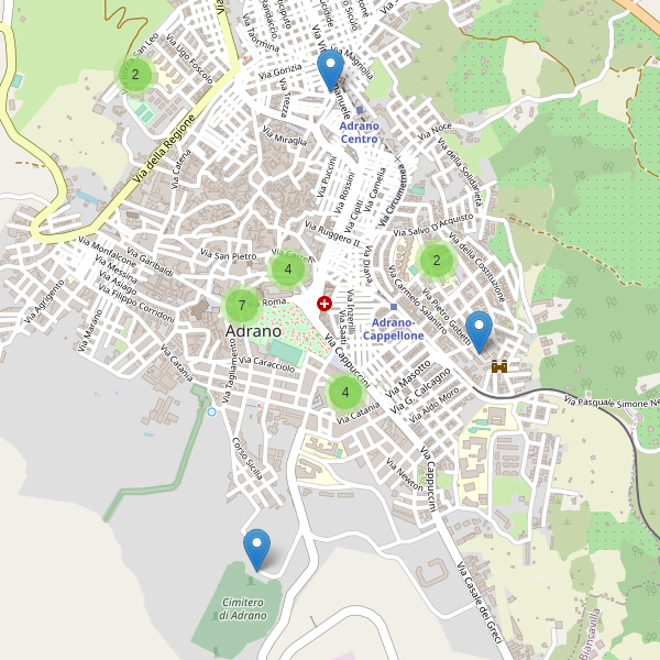 Thumbnail mappa parcheggi di Adrano