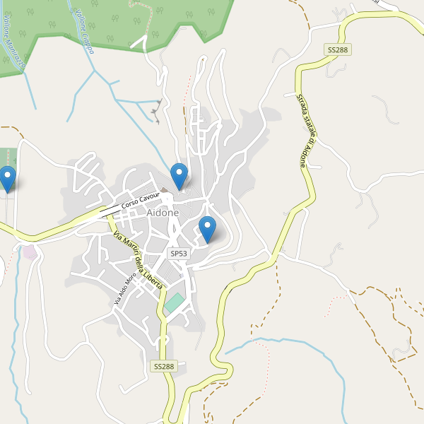 Thumbnail mappa parcheggi di Aidone