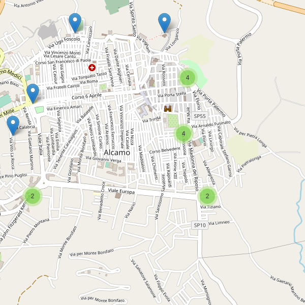 Thumbnail mappa parcheggi di Alcamo