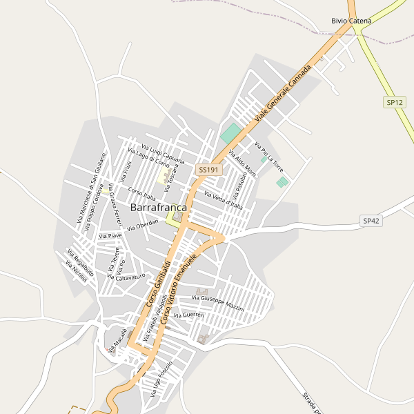 Thumbnail mappa parcheggi di Barrafranca