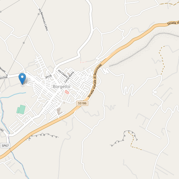 Thumbnail mappa parcheggi di Borgetto