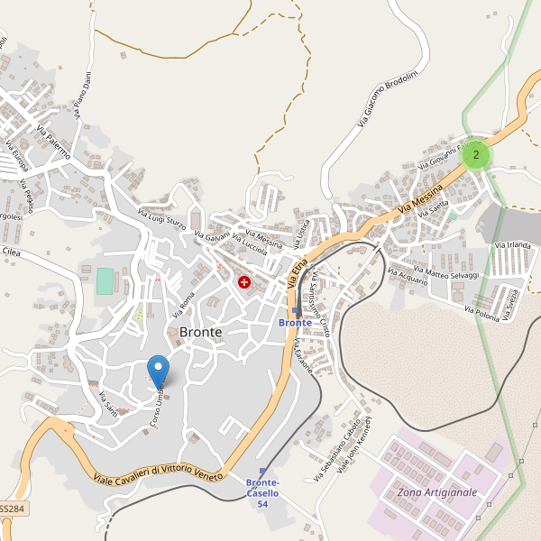 Thumbnail mappa parcheggi di Bronte