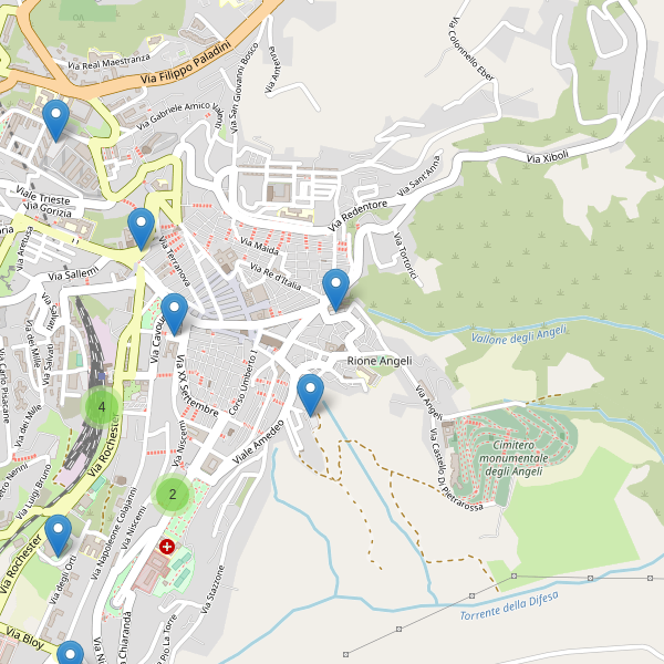 Thumbnail mappa parcheggi di Caltanissetta