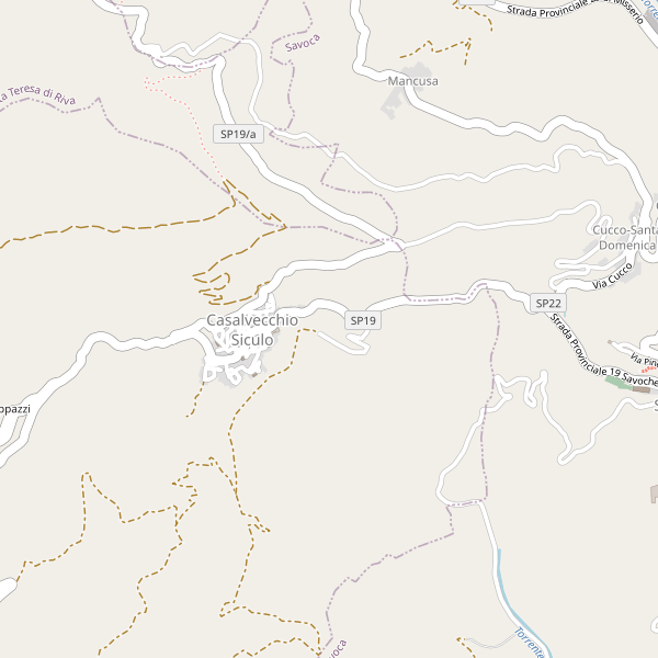 Thumbnail mappa parcheggi di Casalvecchio Siculo