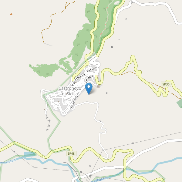 Thumbnail mappa parcheggi di Castronovo di Sicilia
