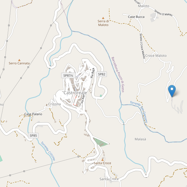 Thumbnail mappa parcheggi di Castroreale